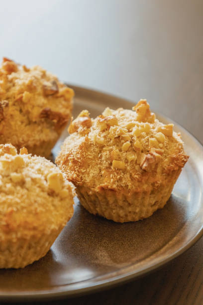 istock Coconut and Banana Muffins with Walnuts Close-Up 2174928327