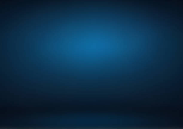 istock Abstract Luxury gradient Blue background. Smooth Dark blue with Black vignette Studio Banner. 2174929829