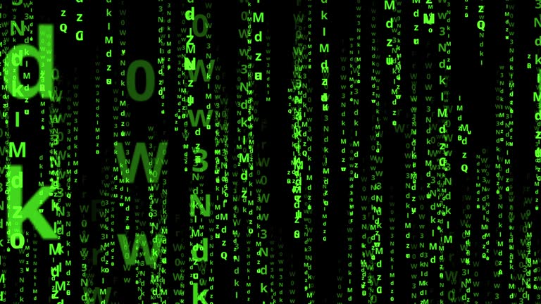 Matrix Letters Image Matrix, Letters, Effect. Free Stock Video - Pixabay