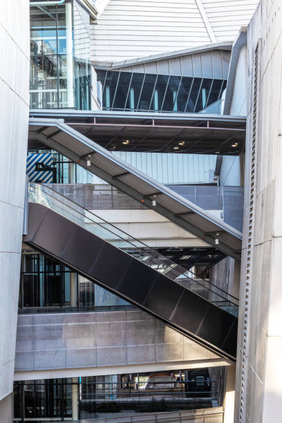 istock Abstract fragment of modern architecture. Building fragment 2174938280