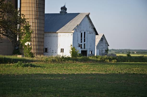 istock Sunset on a vintage farm 2174988895