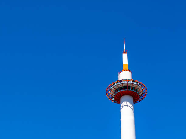 istock White Lookout Tower Against a Blue Sky 2175007740
