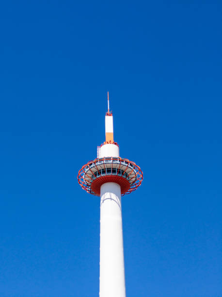 istock White Lookout Tower Against a Blue Sky 2175007762