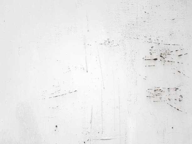 istock Steel texture metal sheet background with peeling white paint. 2175016882