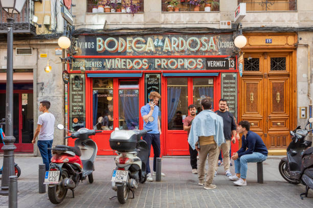 September 22, 2024: Madrid, Spain. Madrid has a wide variety of traditional bars where you can enjoy a beer or a snack. This is one of its greatest charms, which explains their popularity.