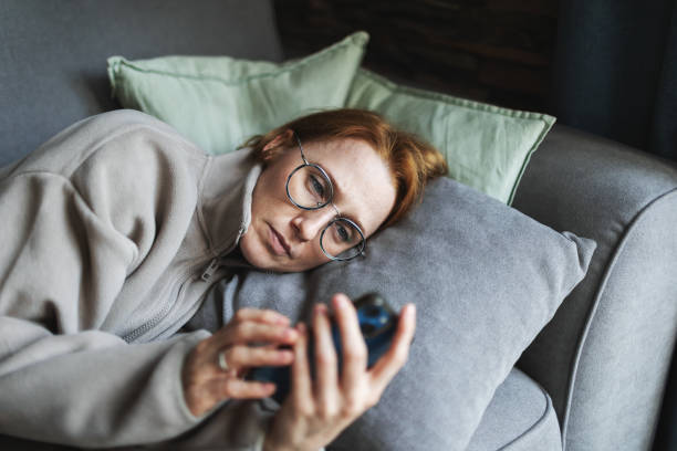 Woman in depression