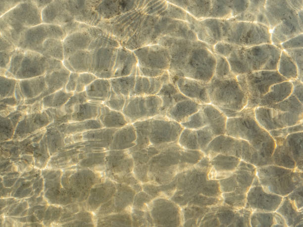 istock Reflections of light on the bottom of sandy shallows. 2175040071
