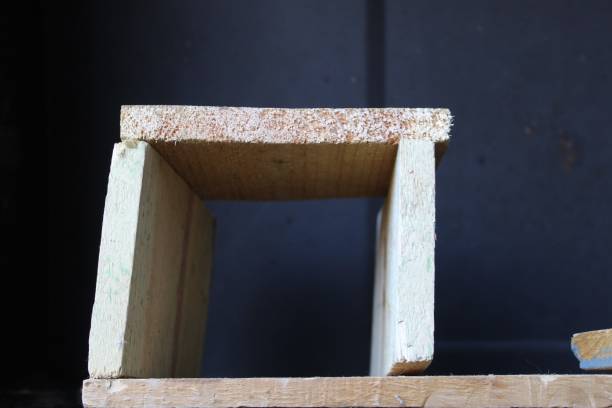istock abstract frame of tilted off kilter basic structure play house made of wood 2175046638