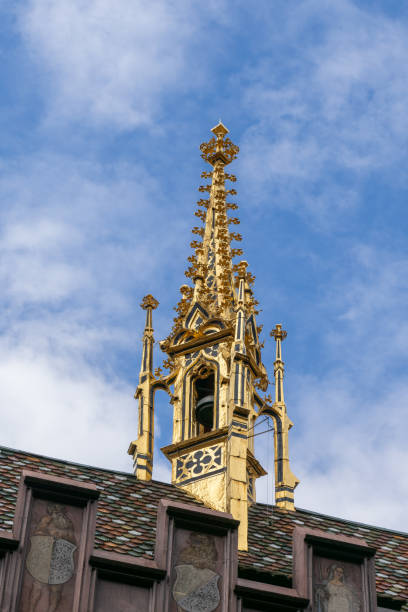 Basel, Switzerland - September 13, 2024: Basel is a culture and economic hub along the Rhine River known for its art scene, historical architecture and strong pharmaceutical industry.