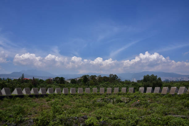 The hills near the road to Cuernavaca Morelos from University City