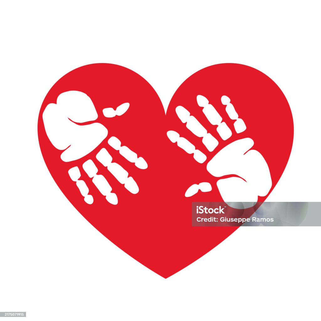 Red Hand Graphics Red Hand Day Stock Illustration - Download Image Now - Abuse, Alertness ...