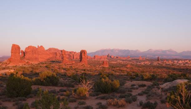 istock Sunset at Balance Rock in Arches National Park, UT 2175075607