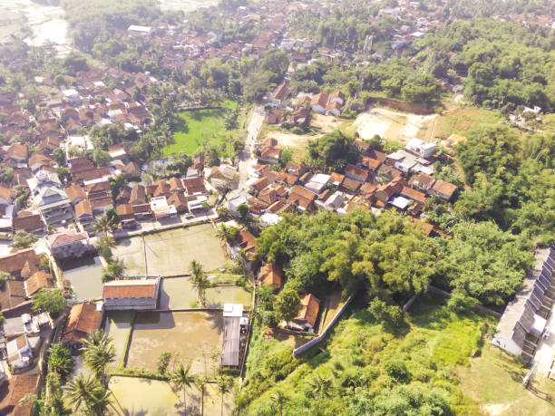 istock Aerial drone of countryside view 2175092923