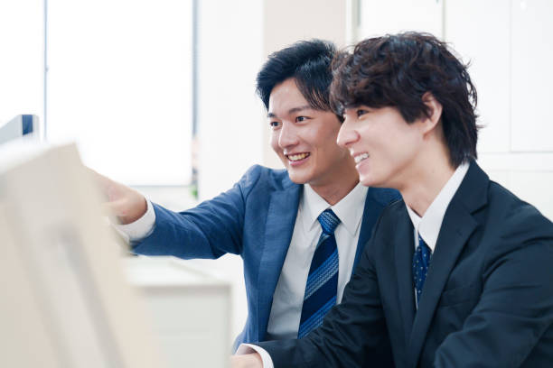 istock Two male businessmen discussing in their office 2175117146