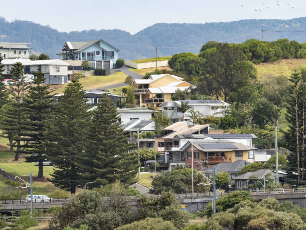 istock Houses in a row on a hill 2175123596