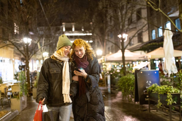Christmas Evening Stroll in the City