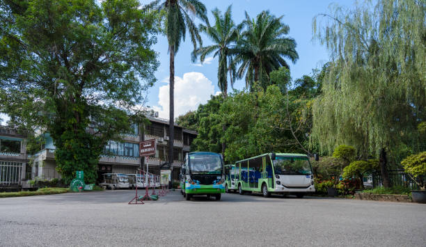 istock Tropical tourist attractions sightseeing battery car 2175146162