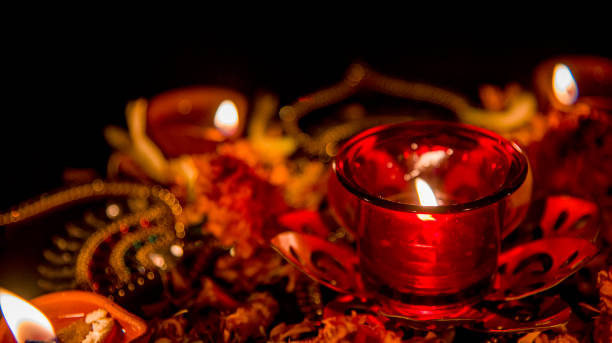 istock Diwali lamp decoration 2175150241