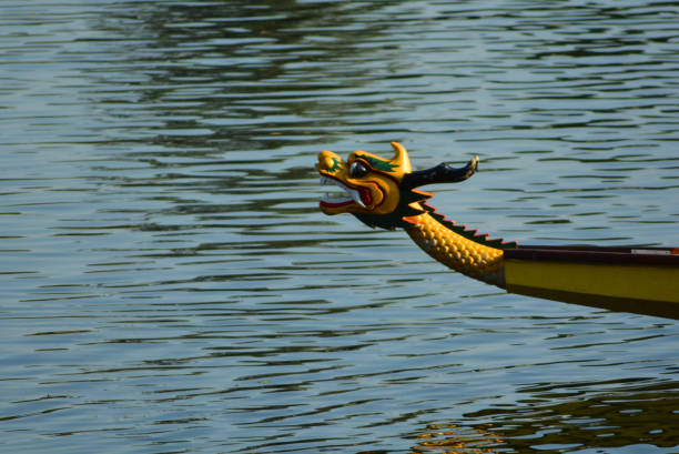watch the Dragon Boat Festival 2024 from the banks of the Cisadane River in Tangerang, Indonesia, on Saturday, June 15, 2024.