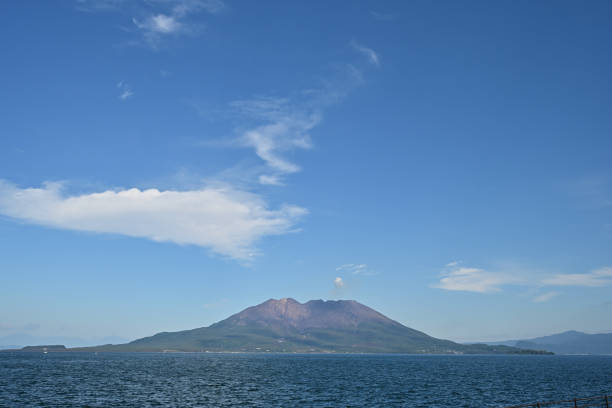 istock A beautiful view of Sakurajima with a clear sky 2175157155