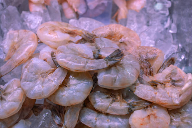 frozen shrimp tail for sale in the market