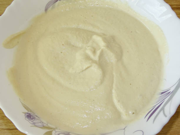 istock Homemade cashew cream in a bowl 2175168220