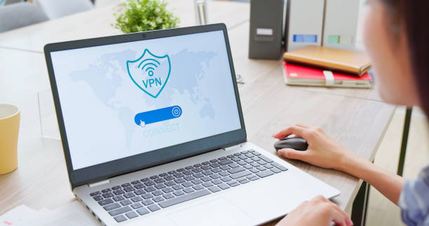 istock businesswoman VPN connection laptop 2175169343