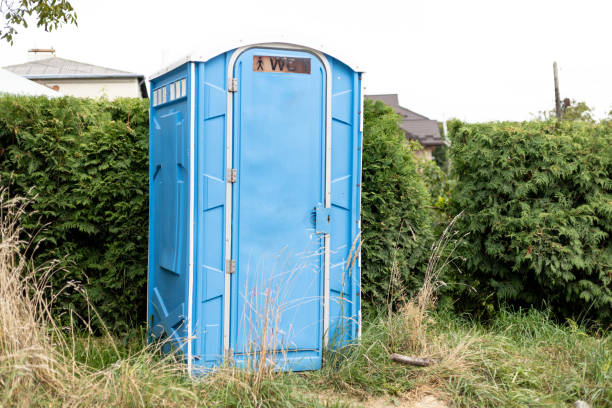 istock plastic blue outdoor portable toilet 2175171687