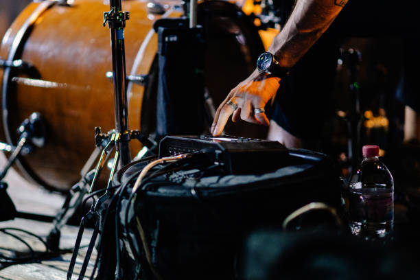 istock Close-up of a drummer performing during a concert 2175177523