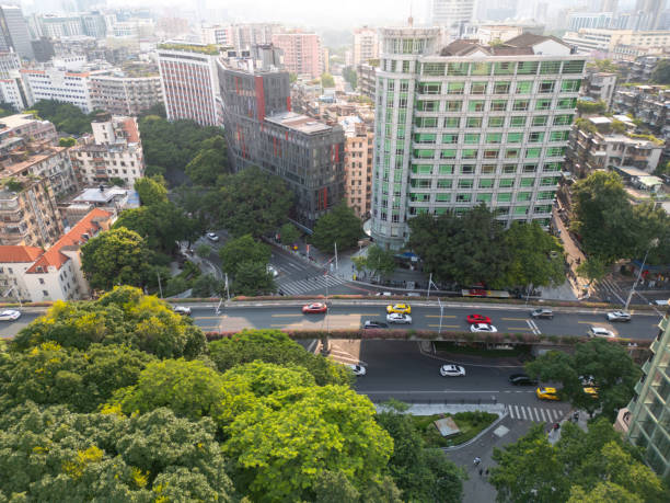 istock Arial view of  Guangzhou China 2175184012