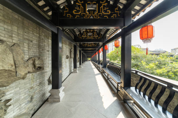 istock Walk tunnel way in Guangzhou China 2175189474