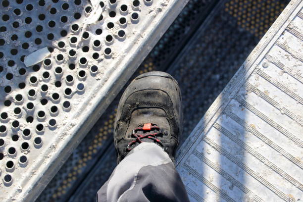 The distance is too wide on scaffolding