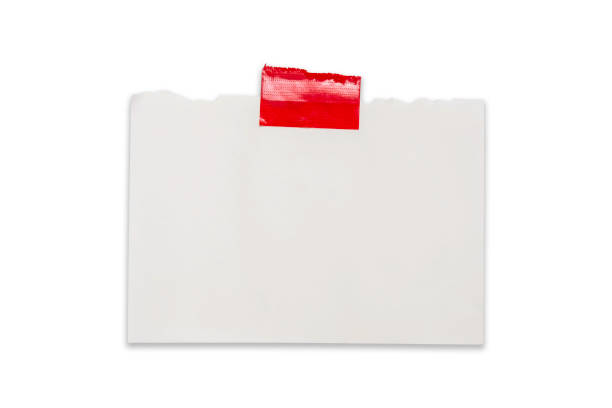 istock Close-up of note paper isolated on background. 2175218714