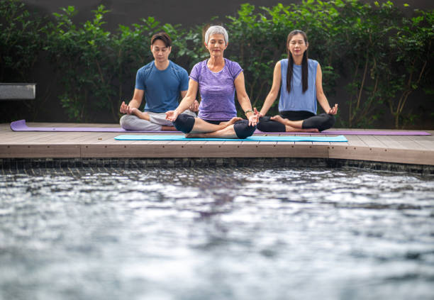 Sun, Water, and Wellness: Poolside Yoga
