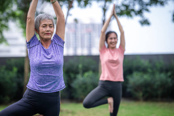 istock Strength in Motion: A Sportive Pair in the Park 2175221412
