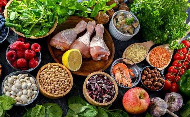 istock Food products representing the MIND diet 2175223415
