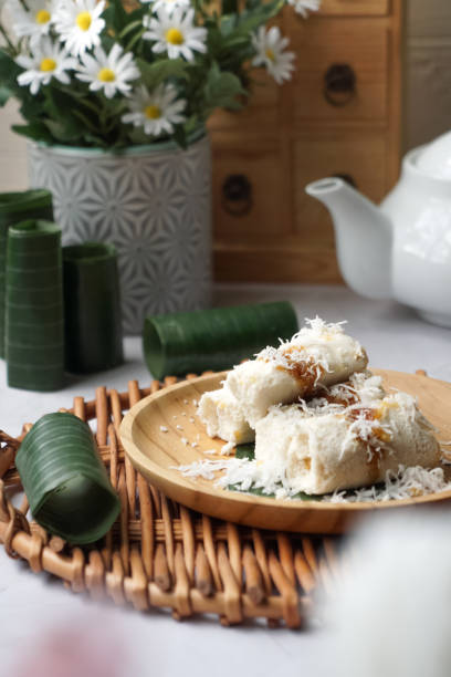 istock Rice Flour Steamed Cake in Bamboo 2175244877