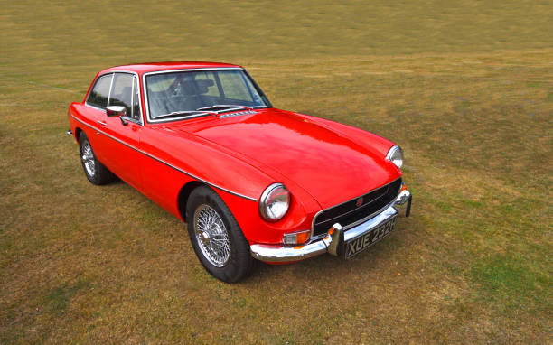 Red vintage MG