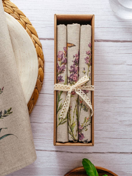 istock linen kitchen towels. the atmosphere of the kitchen. 2175262253