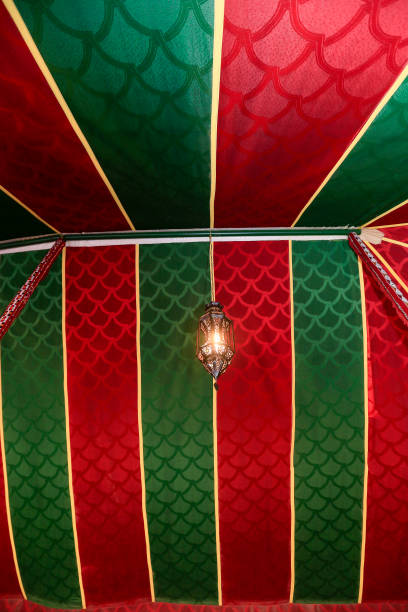 istock Traditional tent pattern in Agafay desert in Marrakech, Morocco 2175268517