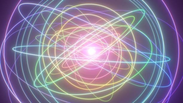 istock Crazy Abstract Spinning Spiral Gyroscope Space Orbital Rings Rotate - Abstract Background Texture 2175269291