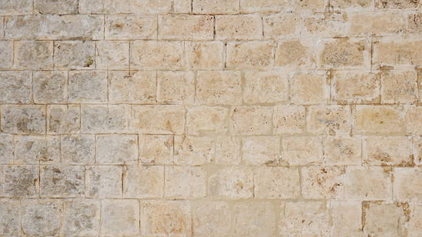 istock Limestone Wall Blocks Natural Beige Color Broad View 2175289333