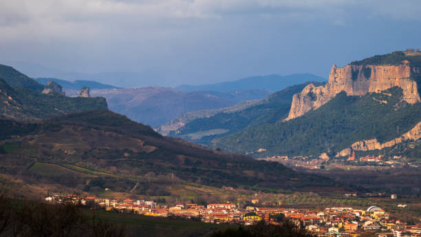 nature sceneries inside Val d'agri, Basilicata