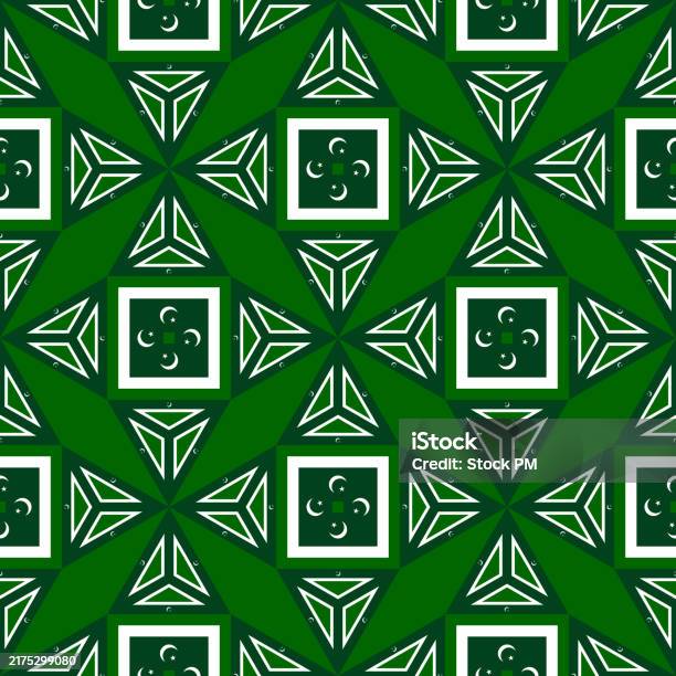 Pakistan Pattern Vector Pakistan Flag Ceramic Tile Pattern Geometric Background Vector ...