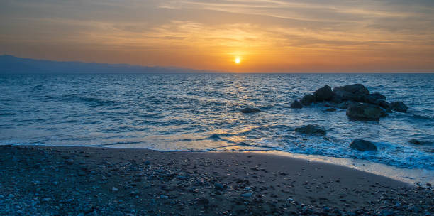 istock Beautiful sunrise landscape over in Cyprus 2175299353