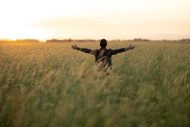 istock Relaxed man spending time outdoors. 2175302120