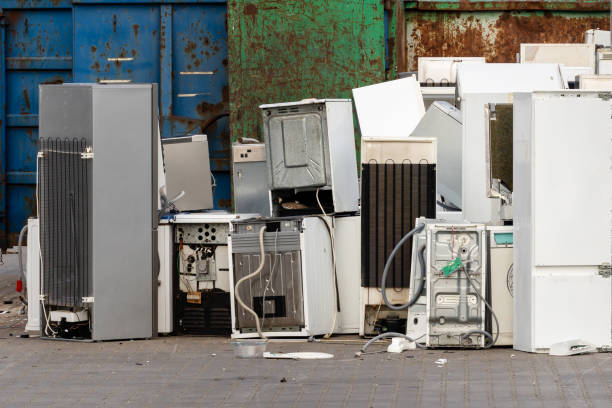 istock Broken household appliances collected for recycling 2175304969