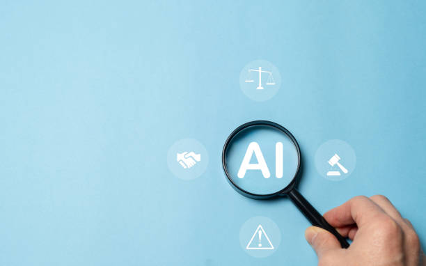 istock Governance, compliance, regulation, policy and corporate responsibility of artificial intelligence technology, legal standards and AI ethics policy 2175307676