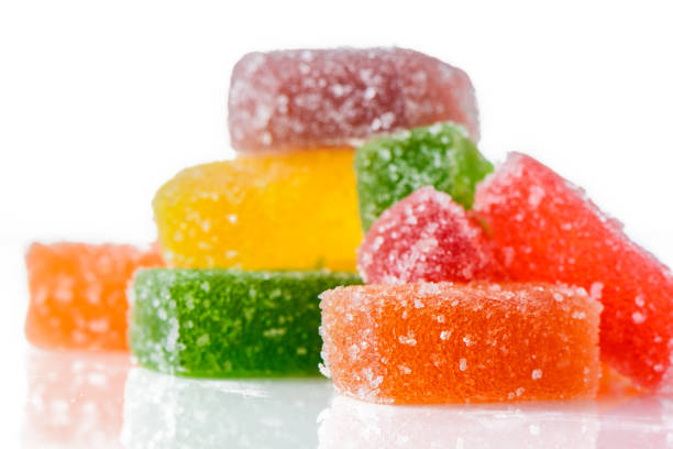 istock Macro photo multi-colored marmalade jelly candy's. 2175308931