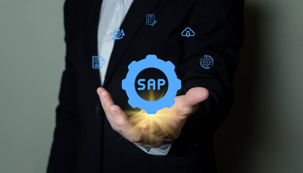 istock ERP system concept. SAP Systems applications and products 2175312597